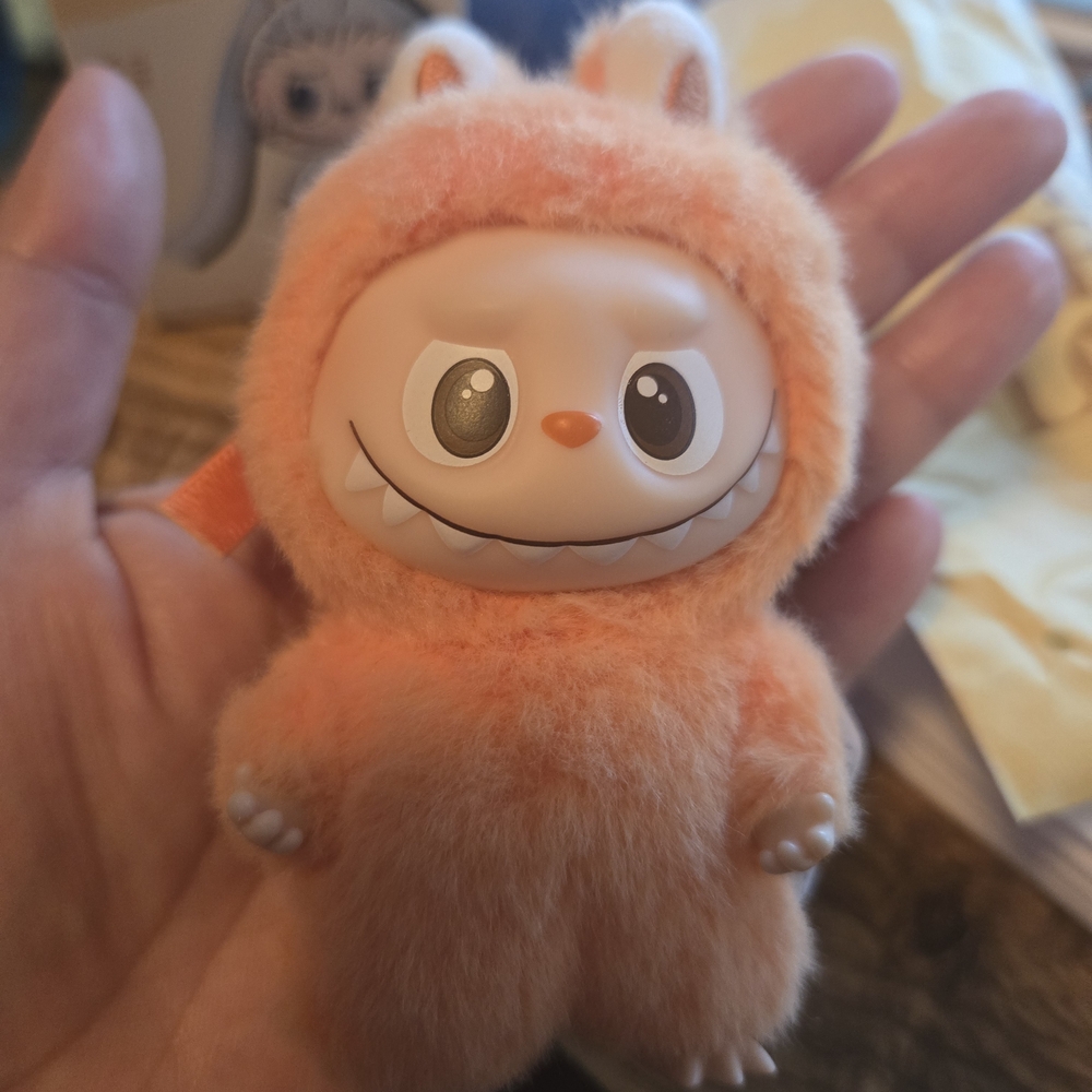 Orange Plush Labubu